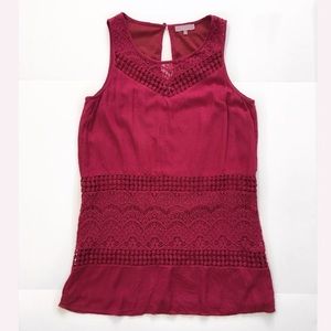 Harper sleeveless mini lace dress size L